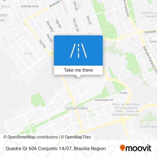 Quadra Qr 606 Conjunto 14/07 map