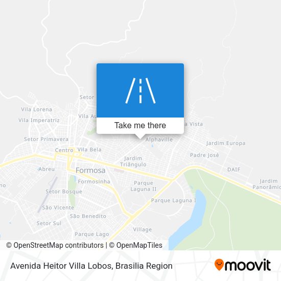 Avenida Heitor Villa Lobos map