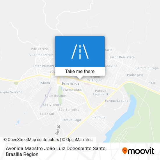 Avenida Maestro João Luiz Doeespírito Santo map