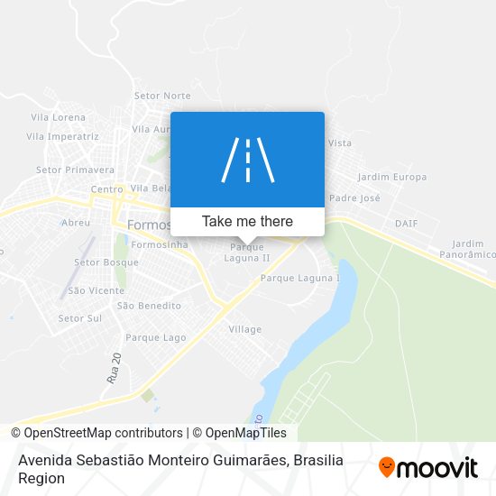 Avenida Sebastião Monteiro Guimarães map