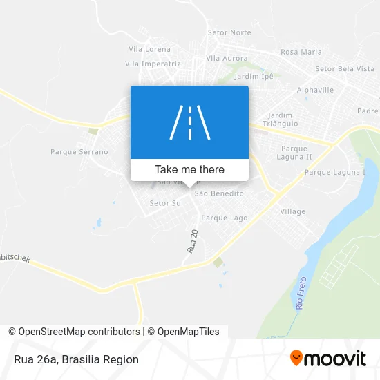 Rua 26a map