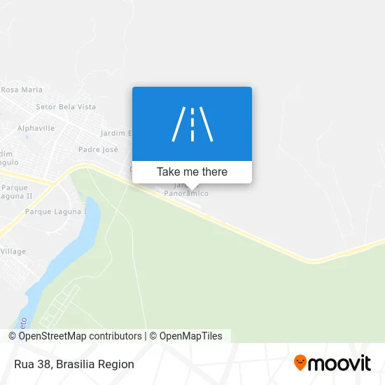 Rua 38 map