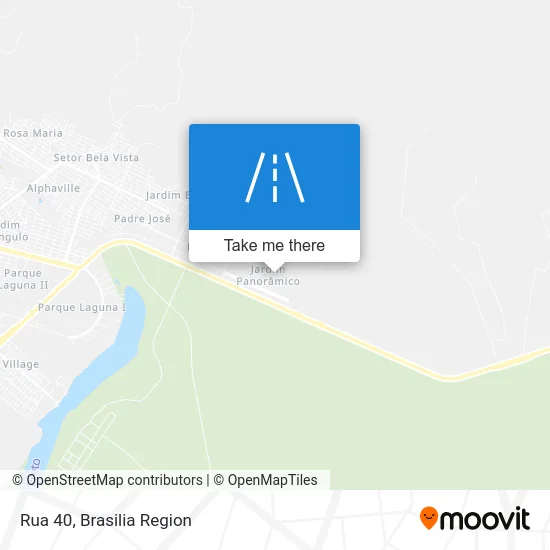 Rua 40 map