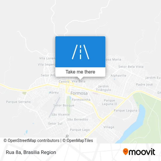 Rua 8a map