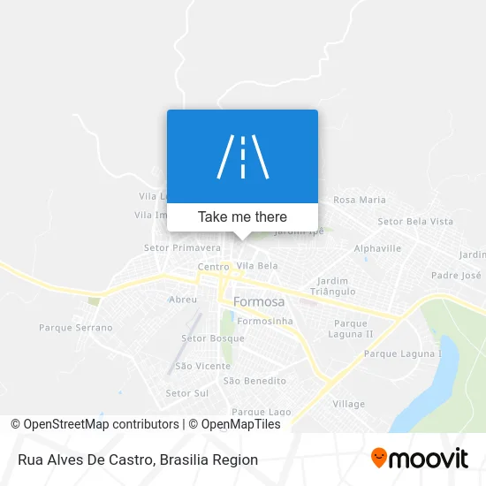 Rua Alves De Castro map