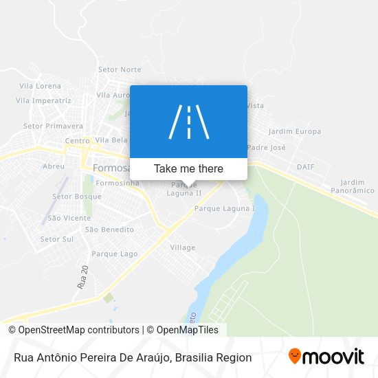 Rua Antônio Pereira De Araújo map