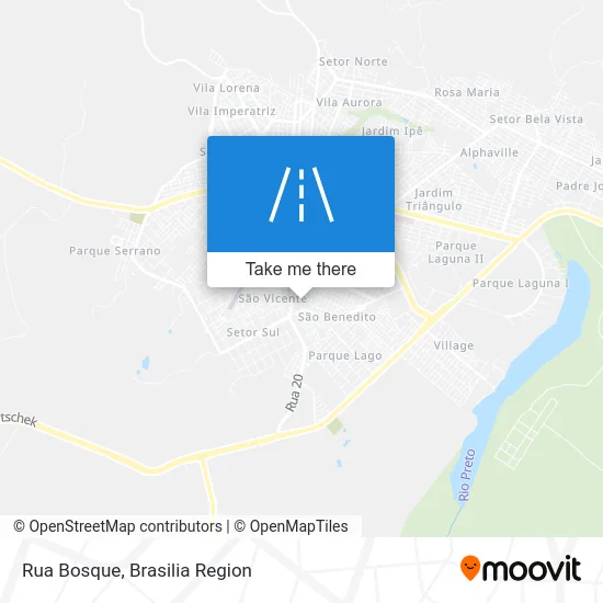 Rua Bosque map