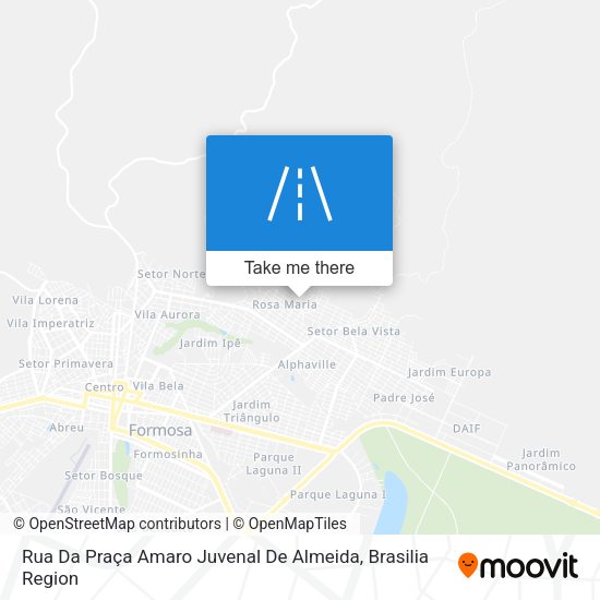 Rua Da Praça Amaro Juvenal De Almeida map
