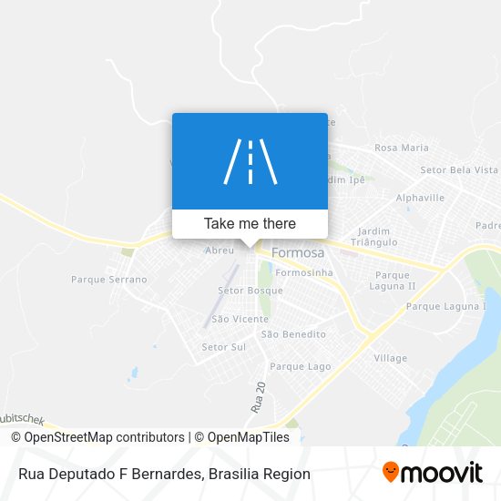 Rua Deputado F Bernardes map