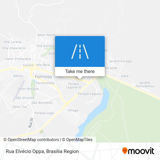 Rua Elvécio Oppa map
