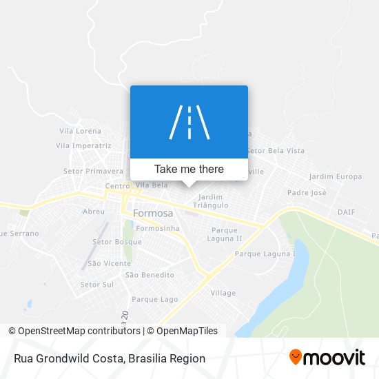 Rua Grondwild Costa map