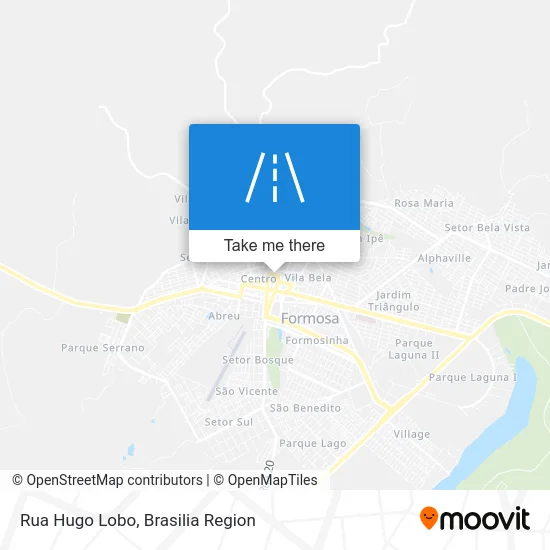 Rua Hugo Lobo map