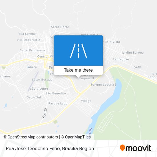 Rua José Teodolino Filho map