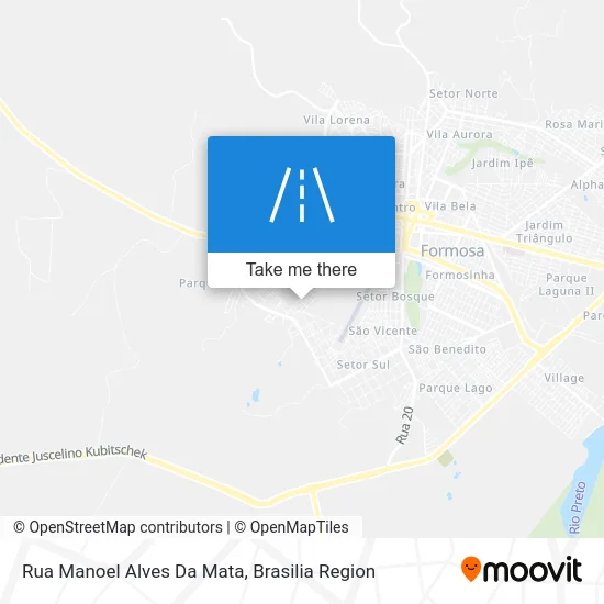 Rua Manoel Alves Da Mata map
