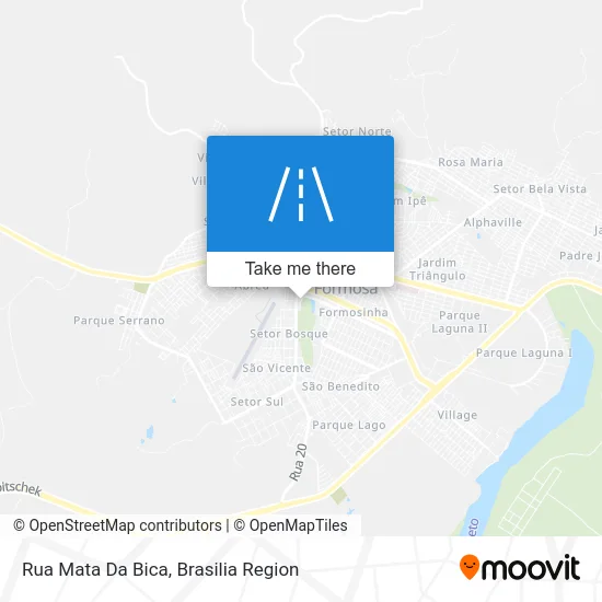 Rua Mata Da Bica map