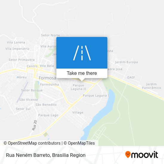 Rua Neném Barreto map