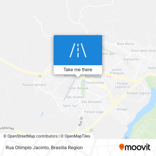 Rua Olimpio Jacinto map