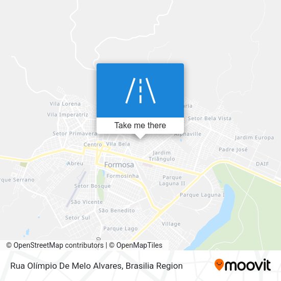 Rua Olímpio De Melo Alvares map