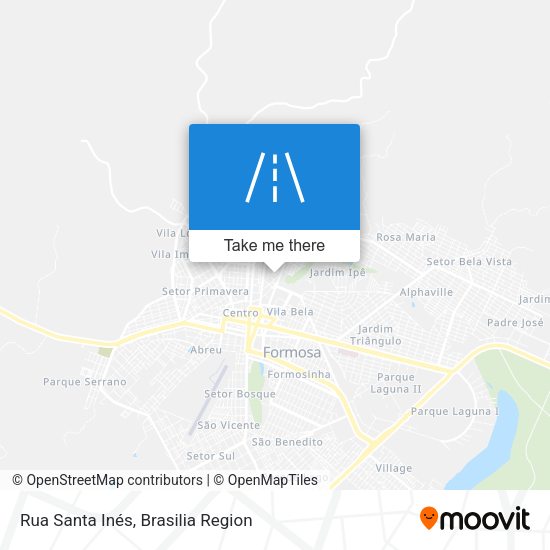 Rua Santa Inés map
