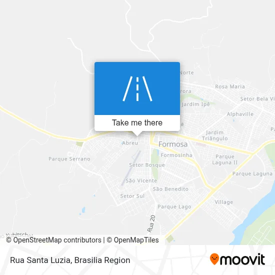 Rua Santa Luzia map