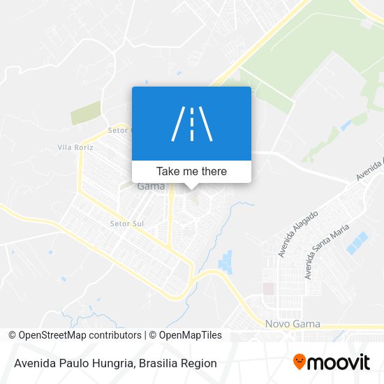 Avenida Paulo Hungria map