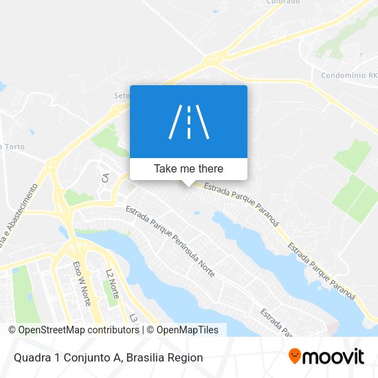 Quadra 1 Conjunto A map