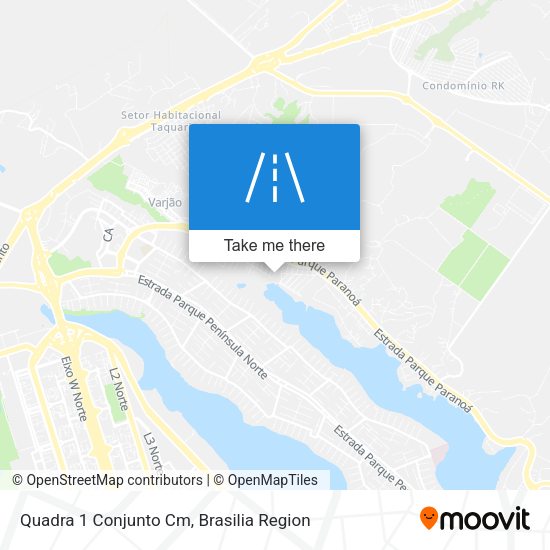 Quadra 1 Conjunto Cm map