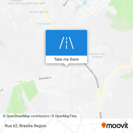 Rua 62 map