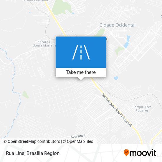 Rua Lins map