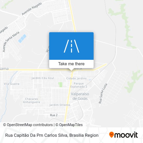 Rua Capitão Da Pm Carlos Silva map