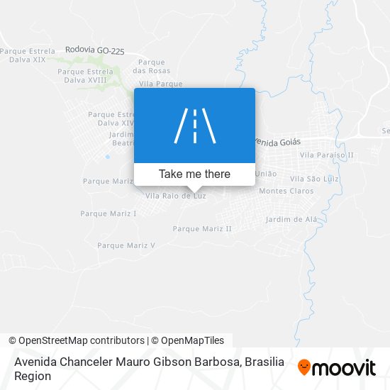 Avenida Chanceler Mauro Gibson Barbosa map