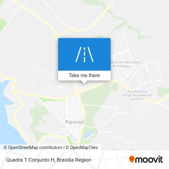 Quadra 1 Conjunto H map