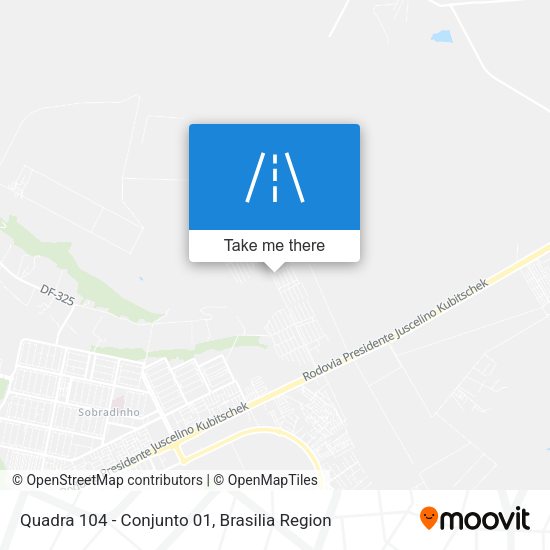 Quadra 104 - Conjunto 01 map