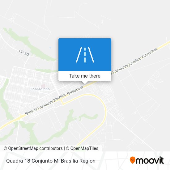 Quadra 18 Conjunto M map