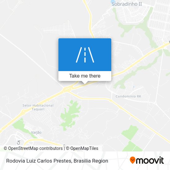 Rodovia Luiz Carlos Prestes map