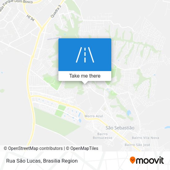 Rua São Lucas map