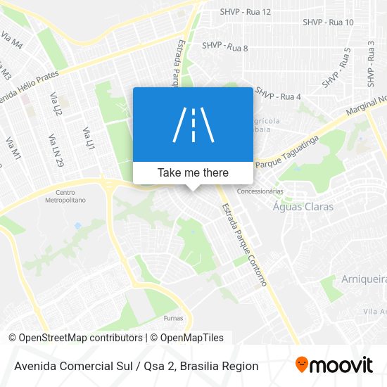 Avenida Comercial Sul / Qsa 2 map