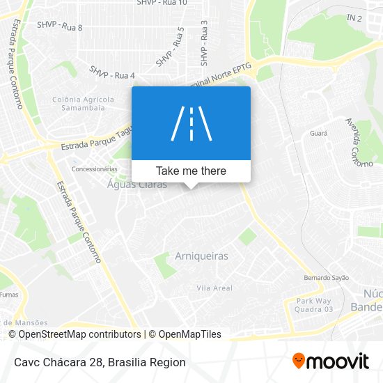 Cavc Chácara 28 map