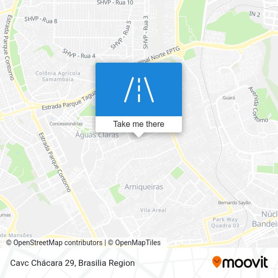 Cavc Chácara 29 map