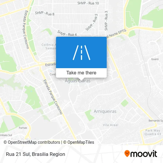 Rua 21 Sul map