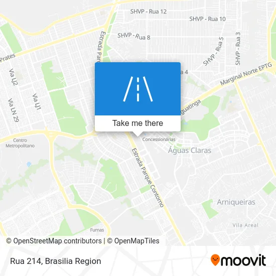 Rua 214 map
