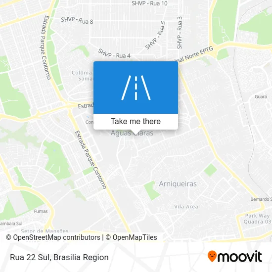 Rua 22 Sul map