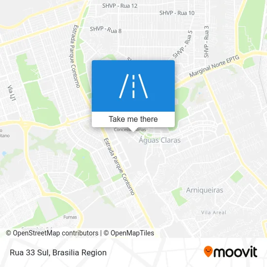 Rua 33 Sul map