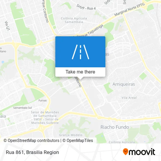 Rua 861 map