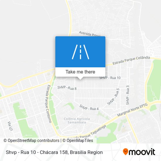 Shvp - Rua 10 - Chácara 158 map