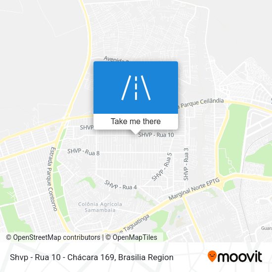Shvp - Rua 10 - Chácara 169 map