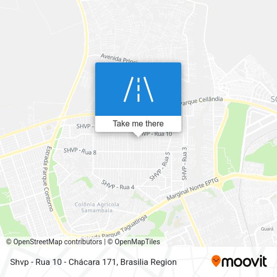 Shvp - Rua 10 - Chácara 171 map