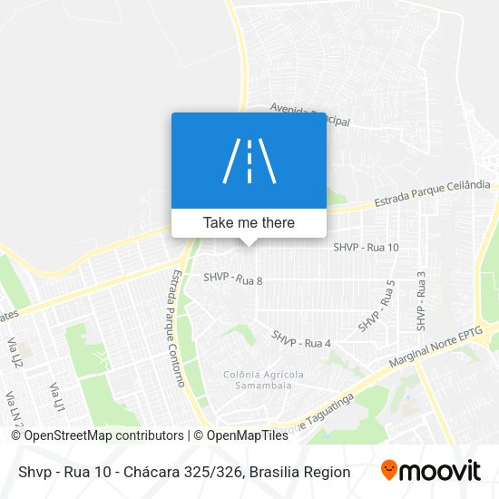 Shvp - Rua 10 - Chácara 325 / 326 map