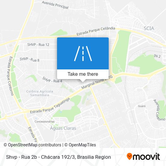 Shvp - Rua 2b - Chácara 192/3 map
