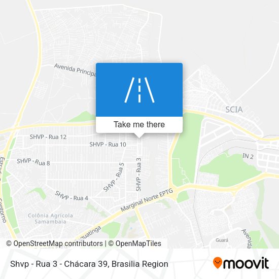 Shvp - Rua 3 - Chácara 39 map